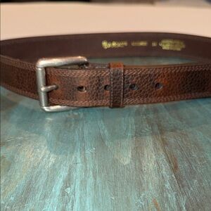Ariat Men’s Western Dark Brown Full-Grain Leather Belt, Size 34